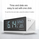 Momax 10W Qi Standard Three Modes Fast Charging Wireless Charger Multi-functional LCD Alarm Clock for iPhone / Android