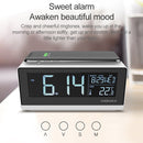 Momax 10W Qi Standard Three Modes Fast Charging Wireless Charger Multi-functional LCD Alarm Clock for iPhone / Android