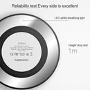 Momax 10W X Pattern Qi Standard Fast Charging Wireless Charger(Black)