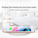 Momax 10W X Pattern Qi Standard Fast Charging Wireless Charger(White)