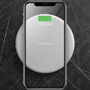 Momax Qi Standard Fast Charging Wireless Charger for iPhone / Galaxy / Huawei / Xiaomi(Black)