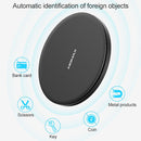 Momax Qi Standard Fast Charging Wireless Charger for iPhone / Galaxy / Huawei / Xiaomi(Black)