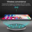 Momax Qi Standard Fast Charging Wireless Charger for iPhone / Galaxy / Huawei / Xiaomi(Black)