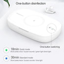Momax 10W Qi Standard Fast Charging Wireless Charger Mobile Phone Jewelry UV Disinfection Cleaning Box