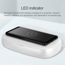 Momax 10W Qi Standard Fast Charging Wireless Charger Mobile Phone Jewelry UV Disinfection Cleaning Box