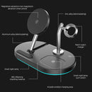 S20 4 in 1 15W Multifunctional Magnetic Wireless Charger with Night Light & Holder for Mobile Phones / AirPods(White)