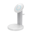 S36 3 in 1 15W Multifunctional Magnetic Wireless Charger for Mobile Phones / Apple Watches / AirPods (White)