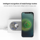 HHW-888W Multi-ports Two-seater Wireless Charger (White)