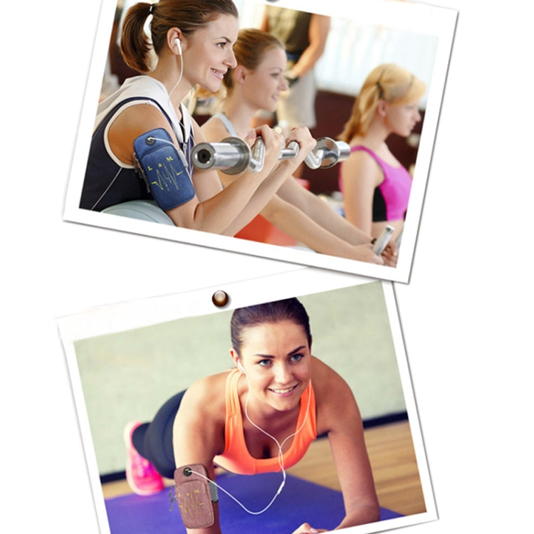 Universal 6.2 inch or Under Phone Zipper Double Bag Multi-functional Sport Arm Case with Earphone Hole, For iPhone, Samsung, Sony, Oneplus, Xiaomi, Huawei, Meizu, Lenovo, ASUS, Cubot, Ulefone, Letv, DOOGEE, Vkworld, and other Smartphones(Blue)