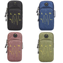 Universal 6.2 inch or Under Phone Zipper Double Bag Multi-functional Sport Arm Case with Earphone Hole, For iPhone, Samsung, Sony, Oneplus, Xiaomi, Huawei, Meizu, Lenovo, ASUS, Cubot, Ulefone, Letv, DOOGEE, Vkworld, and other Smartphones(Blue)