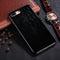 For iPhone 8 Plus & 7 Plus Crocodile Texture Paste Protective Back Cover Case (Black)