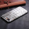 For iPhone 8 Plus & 7 Plus Crocodile Texture Paste Protective Back Cover Case (Silver)