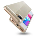For iPhone 8 Plus & 7 Plus PC Transparent Protective Back Cover Case(Transparent)
