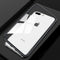 Ultra Slim Magnetic Adsorption Metal Frame Tempered Glass Magnet Flip Case for iPhone 8 Plus & 7 Plus (Black)