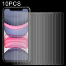 10 PCS 0.26mm 9H 2.5D Tempered Glass Film for iPhone 11 / XR