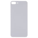 Easy Replacement Big Camera Hole Glass Back Battery Cover with Adhesive for iPhone 8 Plus(White)