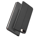 DUX DUCIS Skin Pro Series Horizontal Flip PU + TPU Leather Case for iPhone 8 Plus & 7 Plus , with Holder & Card Slots (Grey)