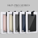 DUX DUCIS Skin Pro Series Horizontal Flip PU + TPU Leather Case for iPhone 8 Plus & 7 Plus , with Holder & Card Slots (Blue)