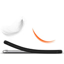 For iPhone 8 Plus Brushed Texture Fiber TPU Rugged Armor Protective Case(Black)