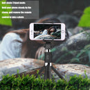 2 in 1 Foldable Bluetooth Shutter Remote Selfie Stick Tripod for iPhone and Android Phones(Black)