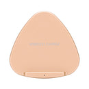 QK11 10W ABS + PC Fast Charging Qi Wireless Charger Pad(Gold)