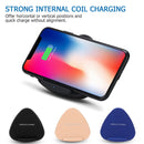 QK11 10W ABS + PC Fast Charging Qi Wireless Charger Pad(Gold)