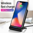 Q200 5W ABS + PC Fast Charging Qi Wireless Fold Charger Pad(Black)