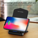Q200 5W ABS + PC Fast Charging Qi Wireless Fold Charger Pad(Black)