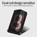 Q200 5W ABS + PC Fast Charging Qi Wireless Fold Charger Pad(Rose Gold)