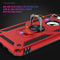 Sergeant Armor Shockproof TPU + PC Protective Case for iPhone 7 / 8 Plus, with 360 Degree Rotation Holder (Red)