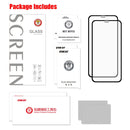 ENKAY Hat-Prince 0.2mm 9H 2.5D Full Screen Tempered Glass Film for iPhone XR(Black)