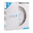 FANTASY 5V 1A Output Qi Standard Ultra-thin Wireless Charger with Charging Indicator, Support QI Standard Phones(White)