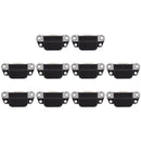 10 PCS Charging Port Connector for iPhone 8 Plus / 8(Black)