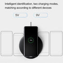 For SAMSUNG S9 10W Double Coils Qi Wireless Stand Fast Charger with Cooling Fan