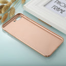 For iPhone 8 Plus & 7 Plus Fully Wrapped Drop-proof PC Protective Case Back Cover (Gold)