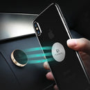 FLOVEME Universal Mini Car Phone Mount Aluminum Stick on Flat Magnet Key Holder, For iPhone 7/6/6s Plus/6/6s/5S/5/SE, and other Android, Xiaomi, Samsung, and Small devices(Black)