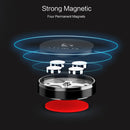 FLOVEME Universal Mini Car Phone Mount Aluminum Stick on Flat Magnet Key Holder, For iPhone 7/6/6s Plus/6/6s/5S/5/SE, and other Android, Xiaomi, Samsung, and Small devices(Black)
