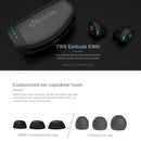 Universe Sweat-proof Earbuds Sports Wireless Bluetooth V4.2 Stereo Headset with Charging Case, For iPhone, Samsung, Huawei, Xiaomi, HTC and Other Smartphones(Black)
