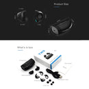 Universe Sweat-proof Earbuds Sports Wireless Bluetooth V4.2 Stereo Headset with Charging Case, For iPhone, Samsung, Huawei, Xiaomi, HTC and Other Smartphones(Black)