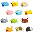 Cute Cartoon USB Data Cable Protector Anti Breaking Protective Sleeve, Random Color and Style Delivery