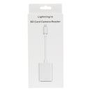 8 Pin to SD Card Camera Reader Adapter, Support iOS 9.2-11 System, For iPhone, iPad(White)