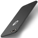MOFI for iPhone 8 Plus Frosted PC Ultra-thin Edge Fully Wrapped Up Protective Case Back Cover (Black)
