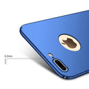 MOFI for iPhone 8 Plus Frosted PC Ultra-thin Edge Fully Wrapped Up Protective Case Back Cover (Black)