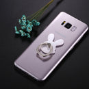 Universal 360 Degree Rotation Rabbit Style Phone Holder, For iPhone, Galaxy, Huawei, Xiaomi, LG, HTC and Other Smart Phones(White)