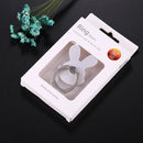 Universal 360 Degree Rotation Rabbit Style Phone Holder, For iPhone, Galaxy, Huawei, Xiaomi, LG, HTC and Other Smart Phones(White)