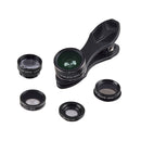 APEXEL APL-DG5 5 in 1 Universal 15X Macro Lens+0.63X Wide-angle Lens+198 Degrees Fisheye Lens+2X Telephoto Lens+CPL Lens, For iPhone, Samsung, Huawei, Xiaomi, HTC and Other Smartphones, Ultra-thin Digital Camera