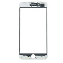 for iPhone 8 Plus Front Screen Outer Glass Lens with Front LCD Screen Bezel Frame(White)