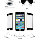 Anti-scratch 9H 10D Full Screen Privacy Anti-glare Tempered Glass Film for iPhone SE 2020 / 8 / 7(Black)