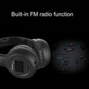 ZEALOT B570 Stereo Wired Wireless Bluetooth Subwoofer Headset with LED Color Screen Design & HD Microphone & FM, For Mobile Phones & Tablets & Laptops, Support 32GB TF Card Maximum(Blue)