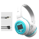 ZEALOT B570 Stereo Wired Wireless Bluetooth Subwoofer Headset with LED Color Screen Design & HD Microphone & FM, For Mobile Phones & Tablets & Laptops, Support 32GB TF Card Maximum(Blue)